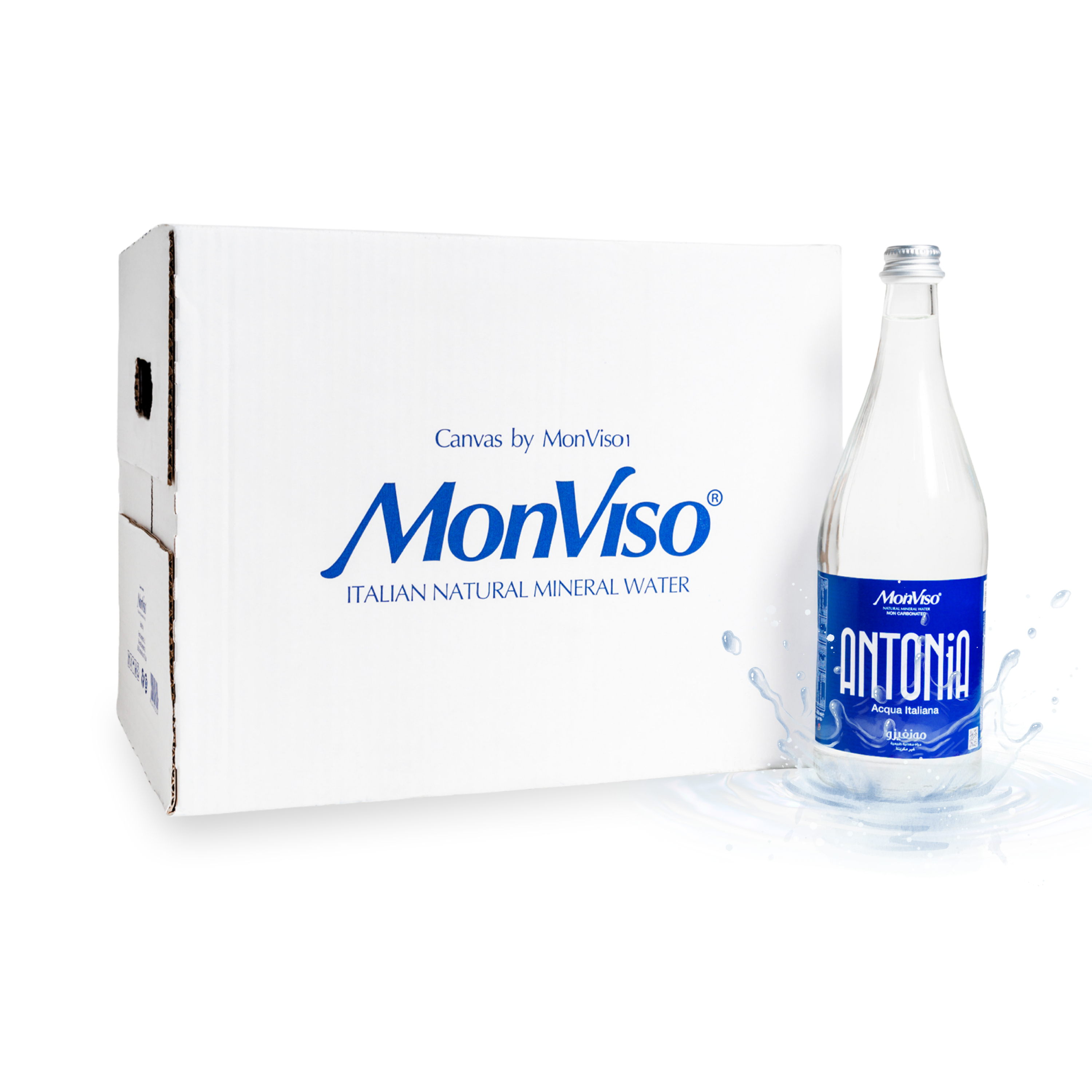 0.75 L x 12 Antonia by MonViso Natural Mineral Water