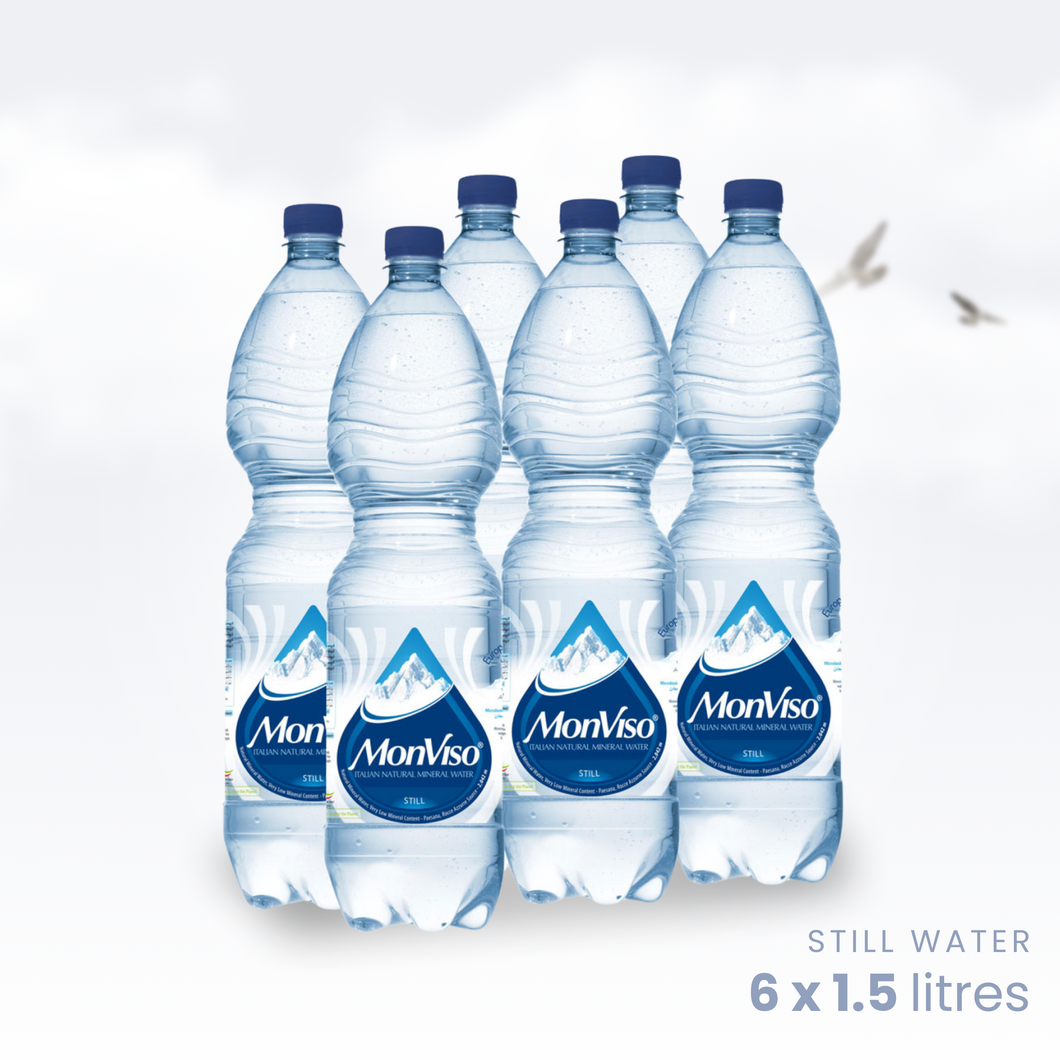 1.5 L X 6 Plastic Bottles - Still Natural Mineral Water