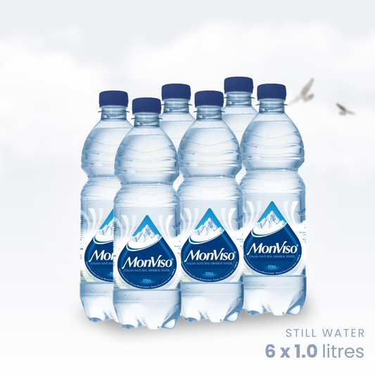 1.0 L X 6 Plastic Bottles - Still Natural Mineral Water