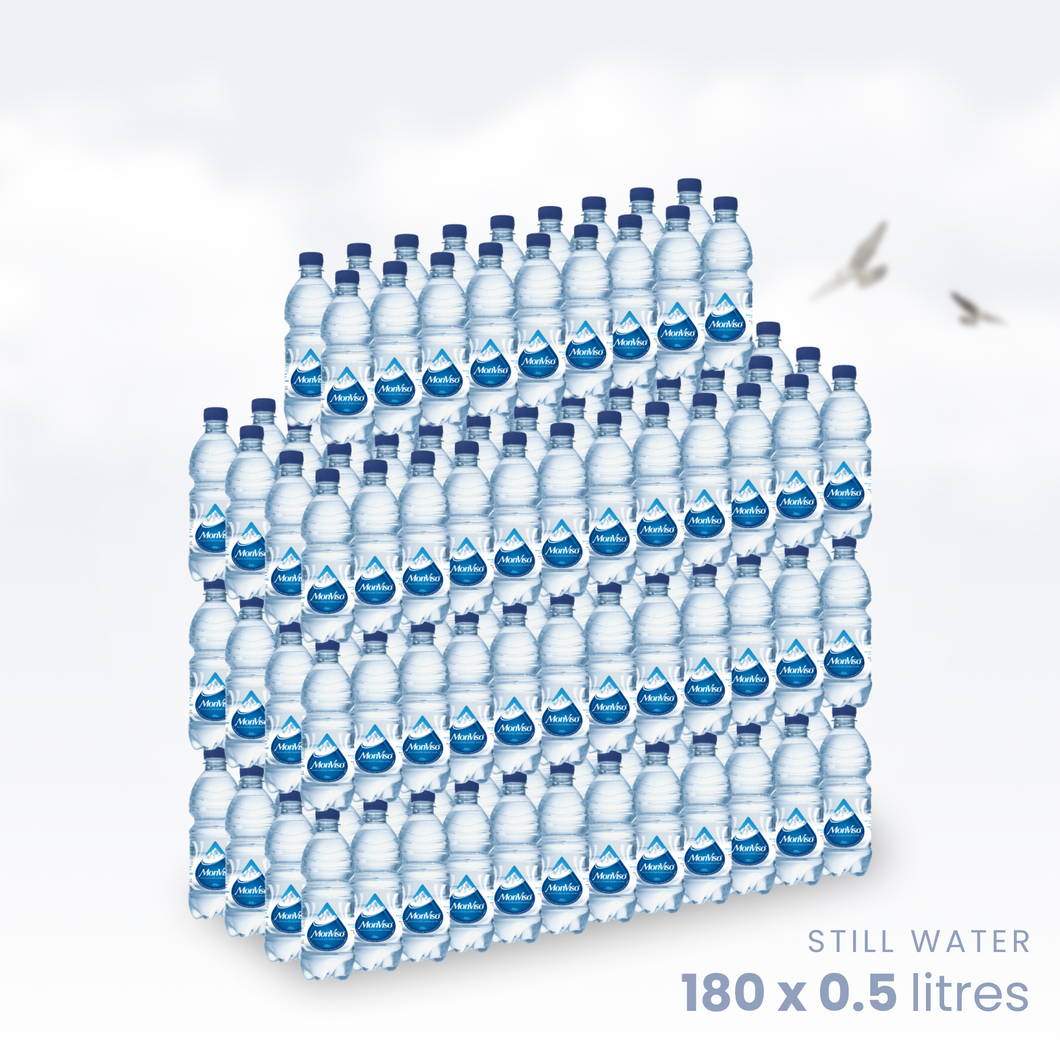 Hydration No.1 - Total 90 Litres  (0.5 L Still x 180 Bottles)
