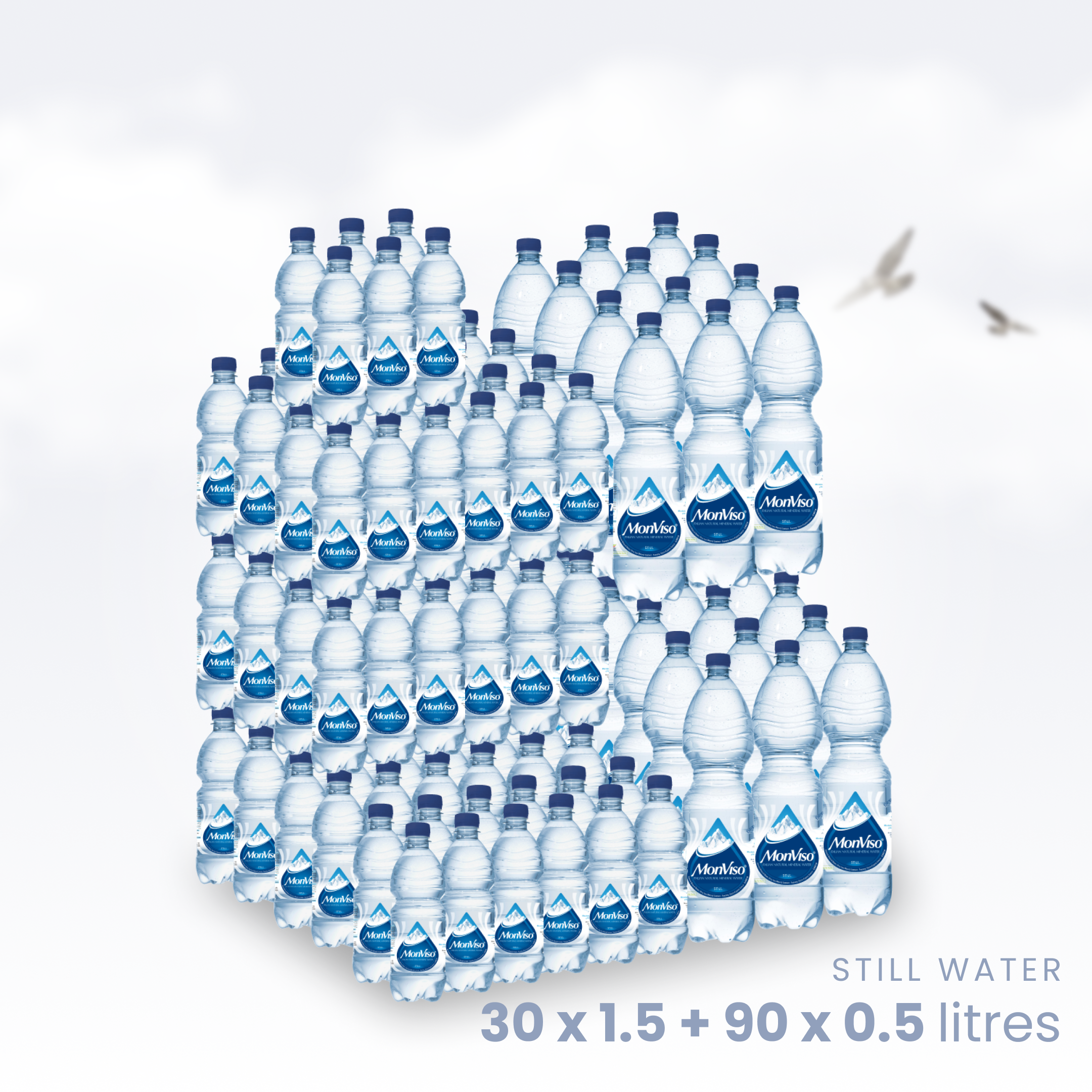 Hydration No.2 -  Total 90 Litres  (1.5 L Still 30 Bottles + 0.5 L Still 90 Bottles)