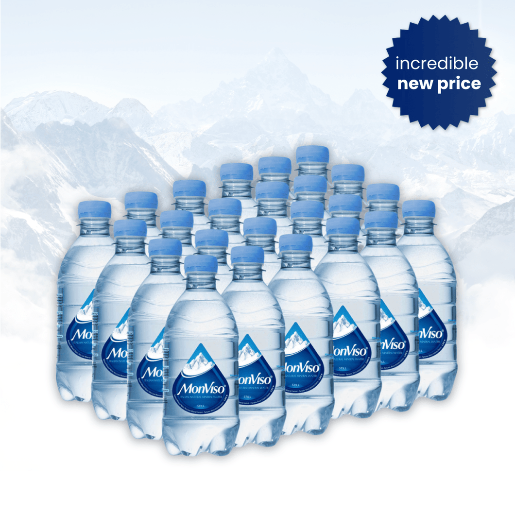 0.33 L X 24 Plastic Bottles - Still Natural Mineral Water