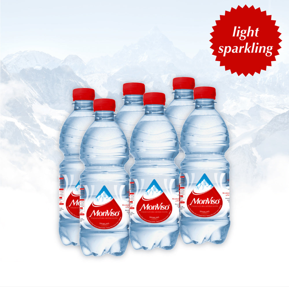 0.5 L X 6 Plastic Bottles - Sparkling Natural Mineral Water